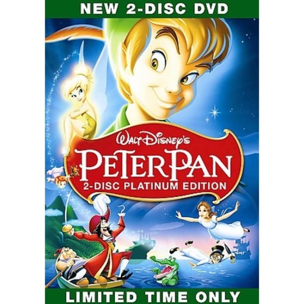 Peter Pan (DVD, 2007, 2-Disc‎ Set, Platinum Edition)